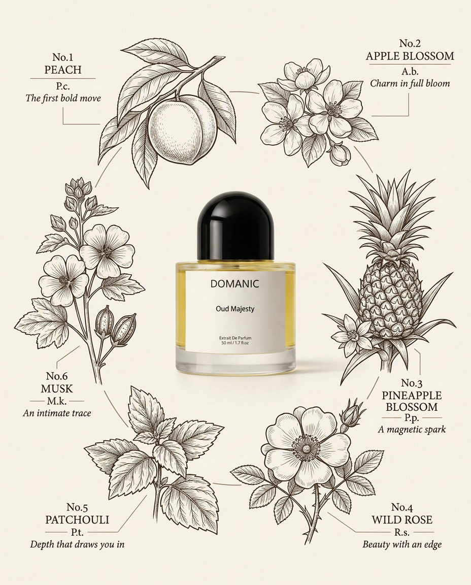 Botanical chart Oud Majesty