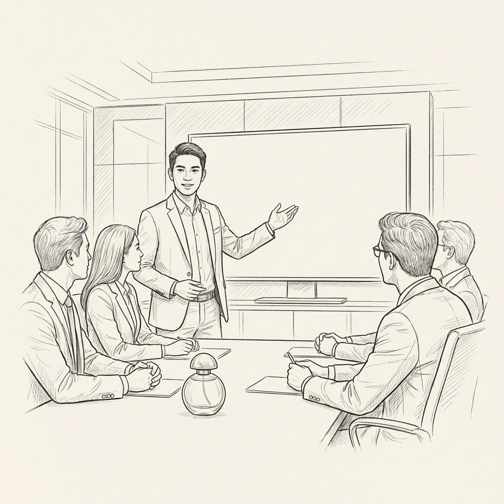 Meeting formal atau presentasi